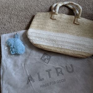 Altru Straw Beach Tote